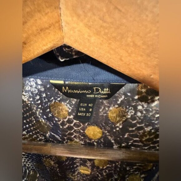 🌟 MASSIMO DUTTI🌟 Mulberry Silk Blend Blouse - Picture 3 of 10